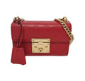 Gucci Padlock Signature Guccissima Red Shoulder Bag