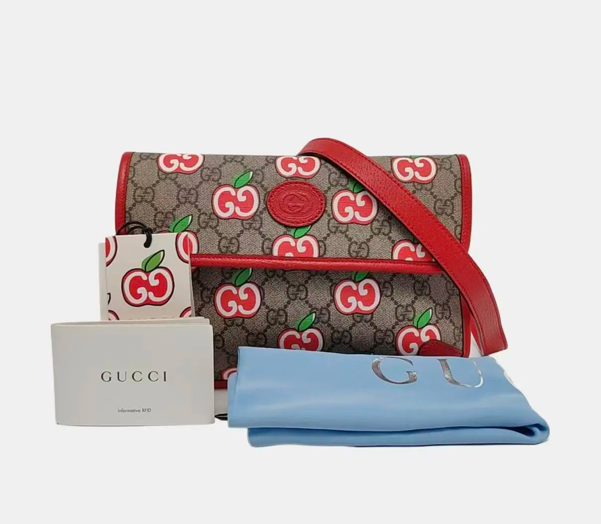 Gucci Les Pommes GG Supreme Apple Belt Bag