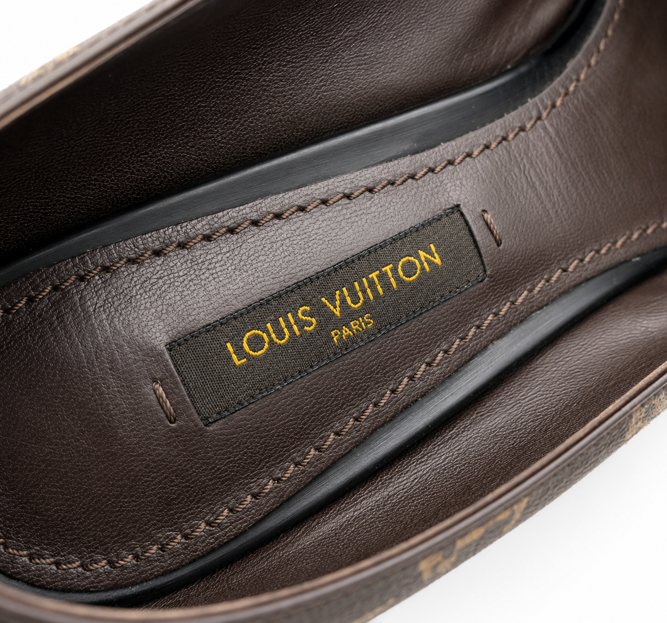 Louis Vuitton Monogram Idylle Patent Leather Pointed Toe Pumps Brown EU 37.5 / US 7
