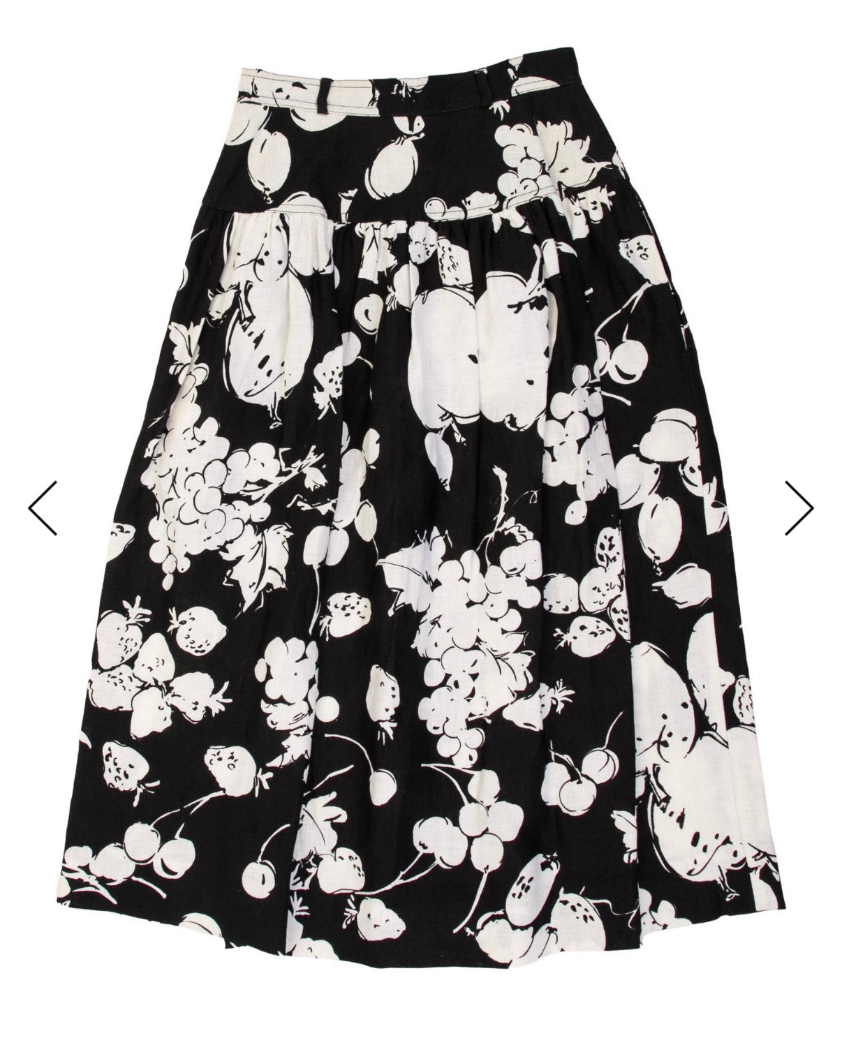 Valentino Linen Skirt