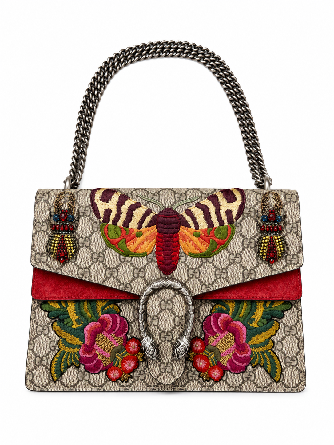 Gucci Dionysus Garden Collection Embroidered Butterfly Shoulder Bag