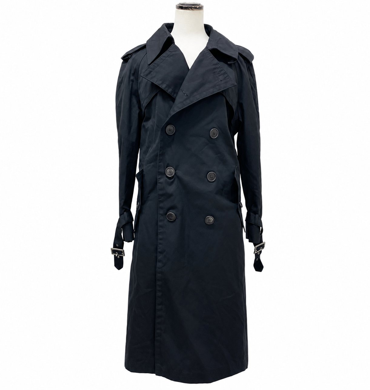 Yves Saint Laurent Double-Breasted Trench Coat