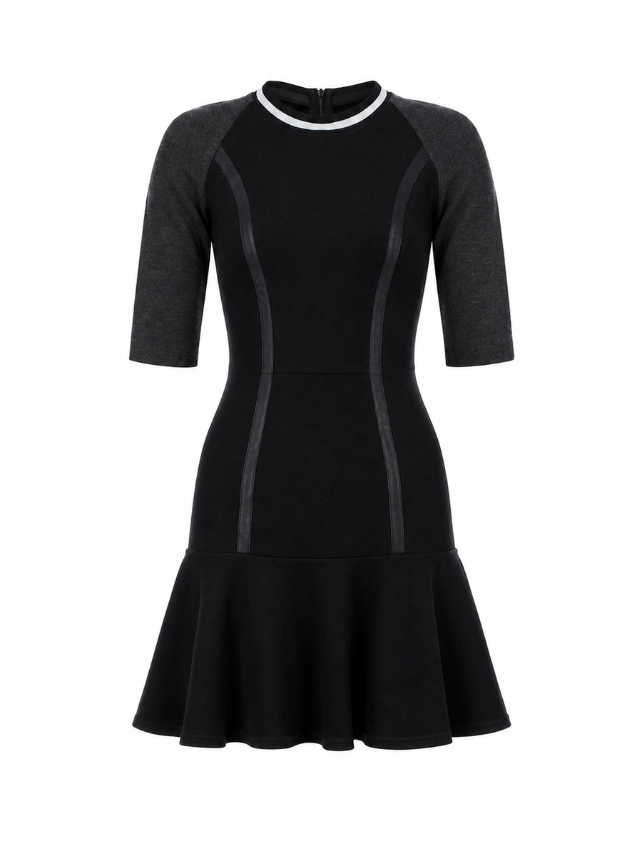 Fendi Virgin Wool Mini Dress