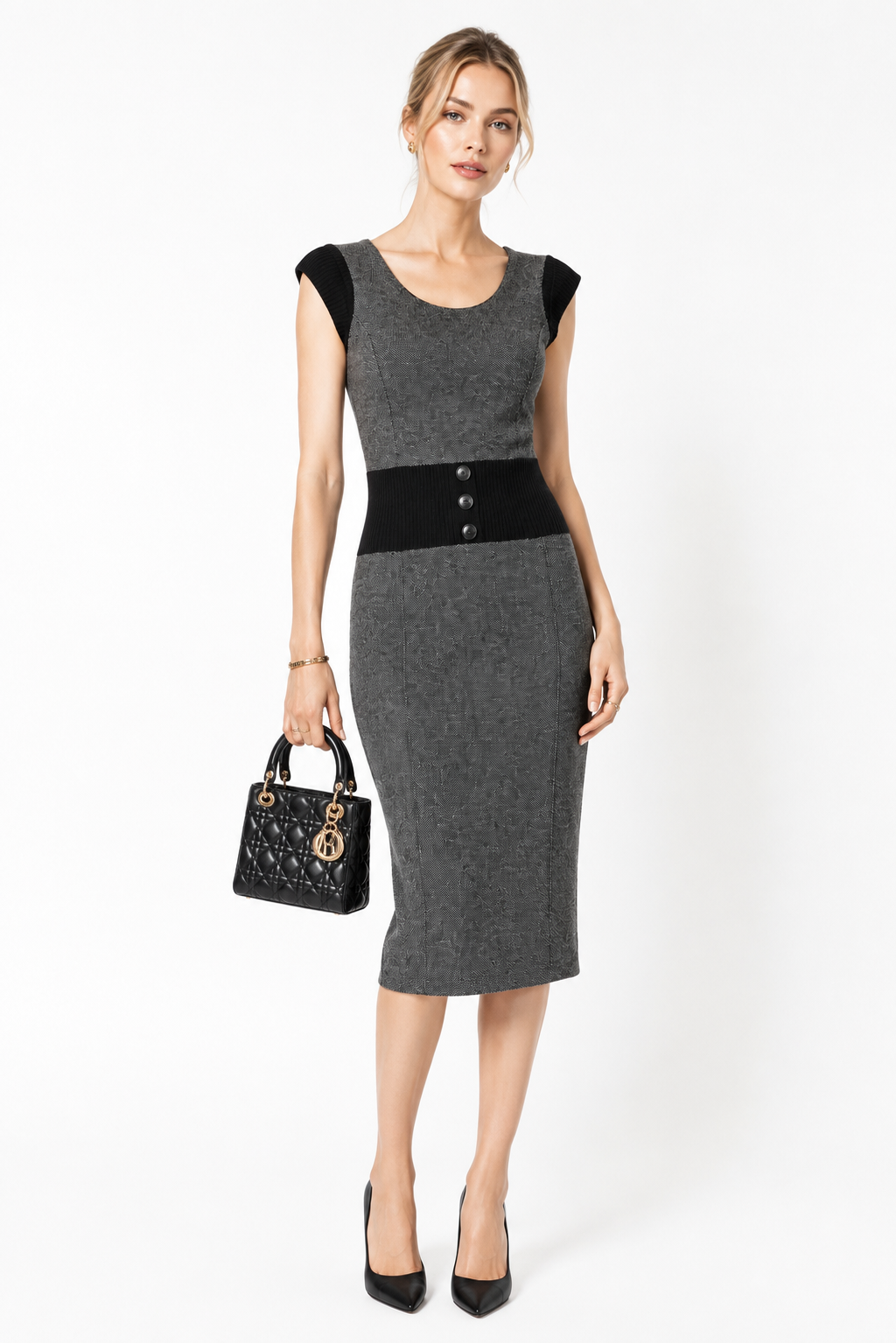 Christian Dior Wool Sheath Dress