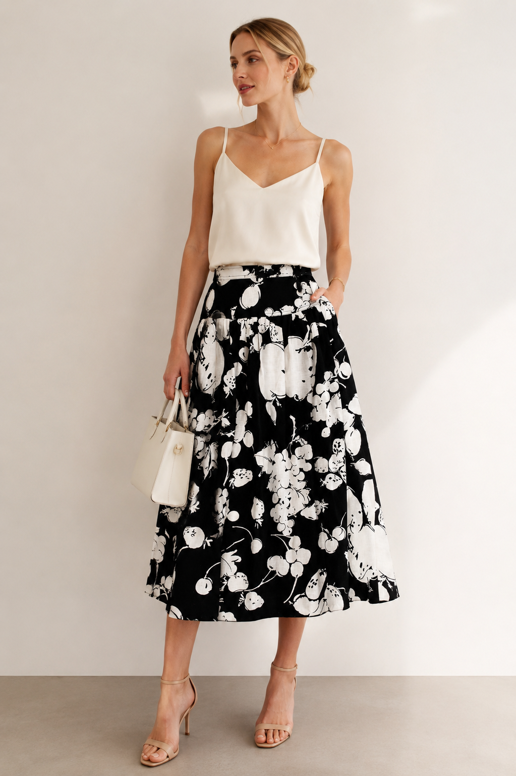 Valentino Linen Skirt